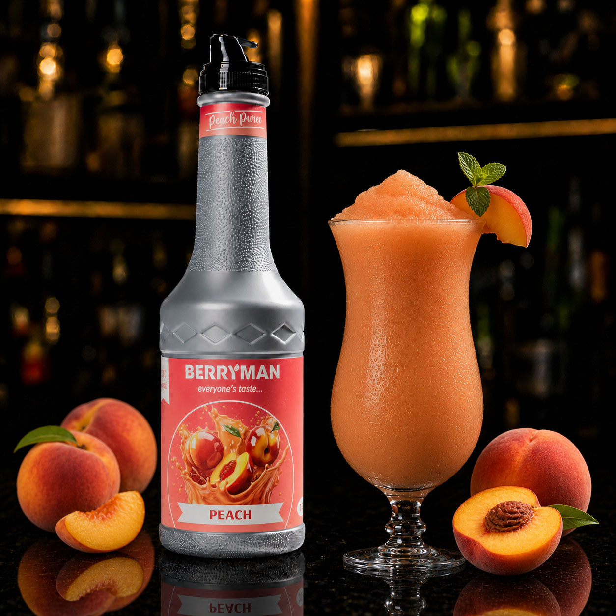 Peach Fruity Puree 1LT