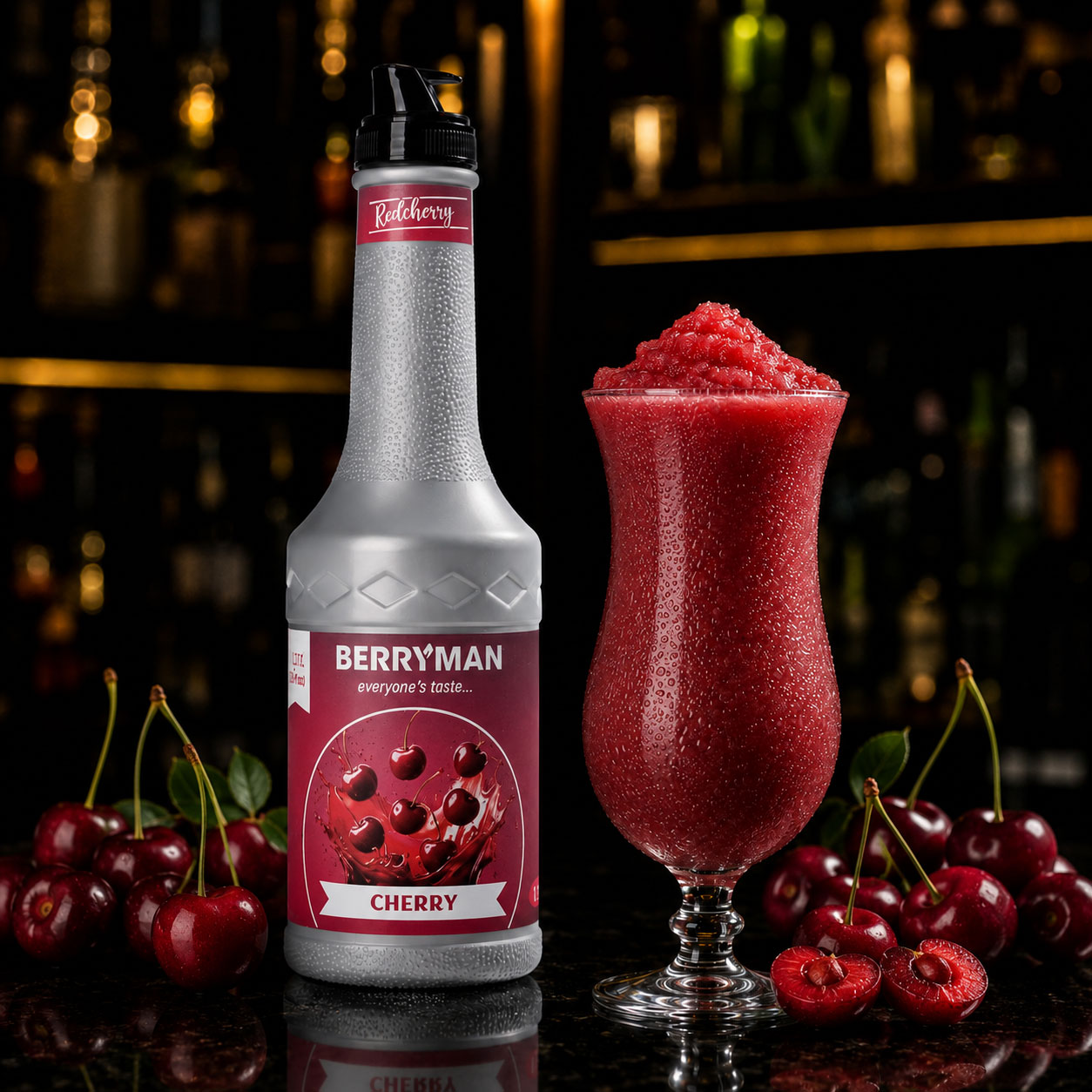 Red Cherry Fruity Puree 1LT